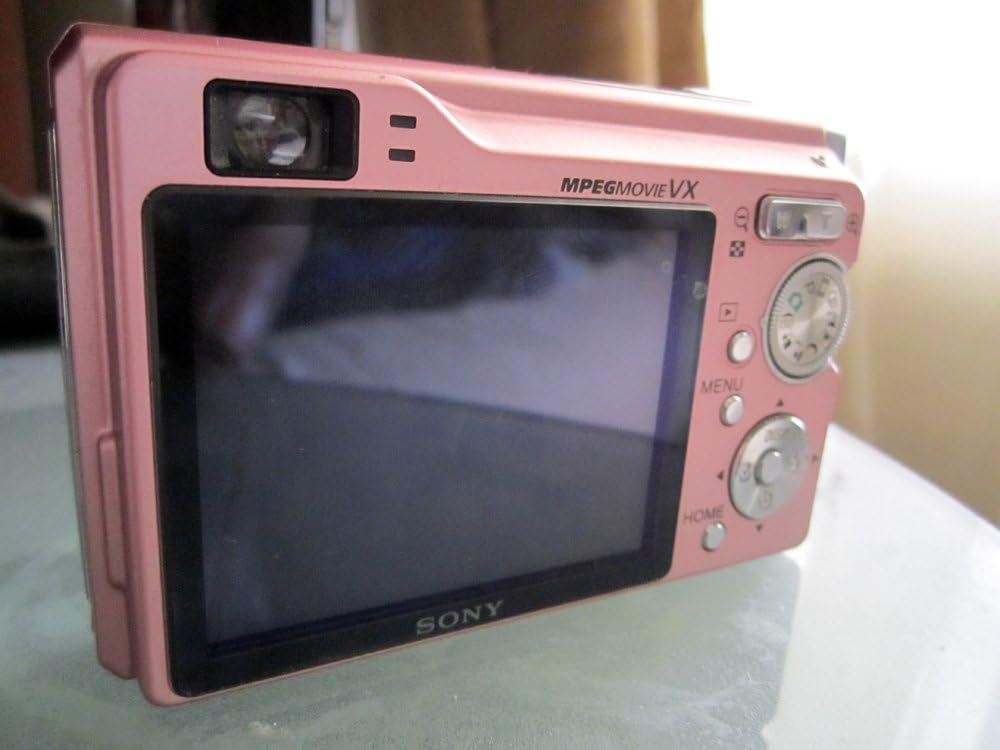 Sony Cybershot DSCW80 7.2MP Digital Camera with 3x Optical Zoom and Super Steady Shot (Pink) (OLD MODEL)