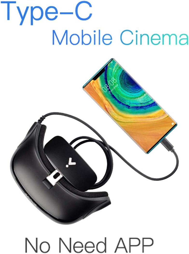 GOOVIS Young T2 Meta -Universe None VR HMD Monitor with HD M-OLED Display, Portable Privacy Cinema for Movies, Compatible with Laptop PC Xbox Drone PS4 PS5 Nintendo Games Set-top Box Smartphone