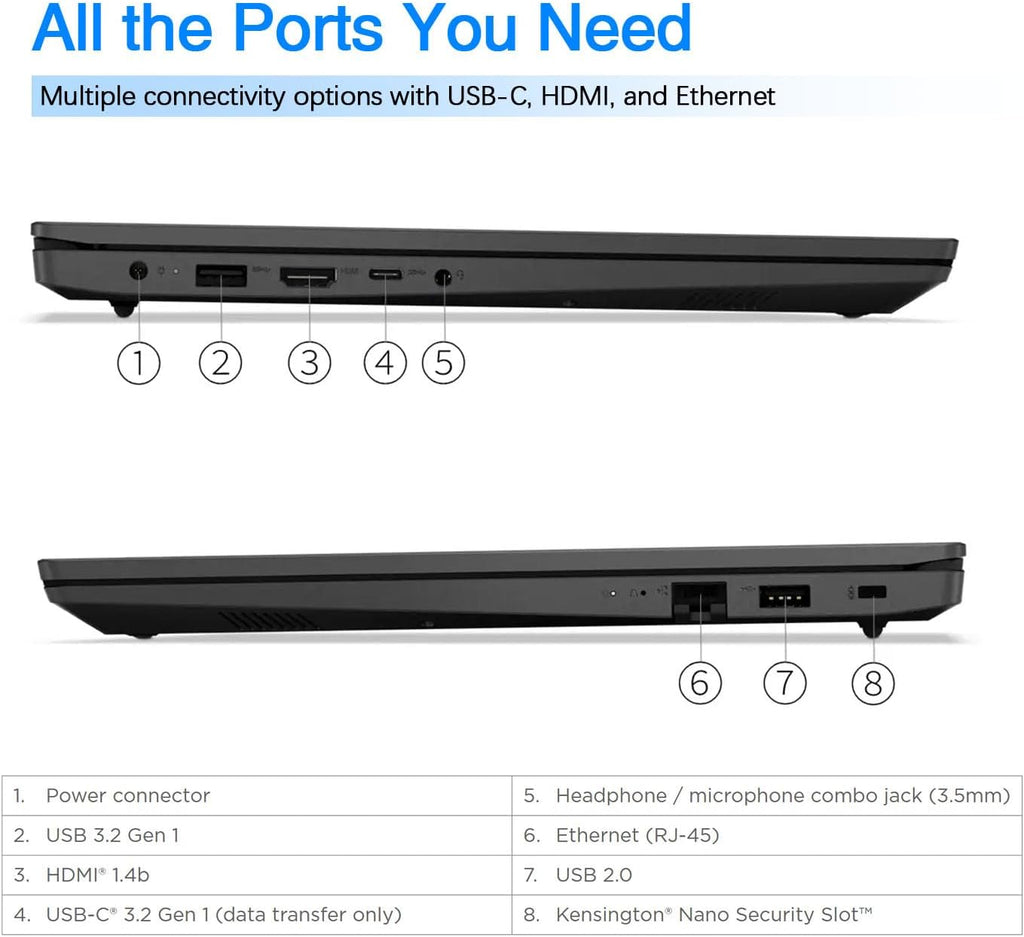 Lenovo V15 Business Laptop | Intel Pentium N6000 4-core Processor | 15.6 FHD (1920 x 1080) | 16GB RAM | 1TB PCIe SSD | WiFi-6 | Ethernet RJ-45 | Military Durability | Anti-Glare | Windows 11 Pro