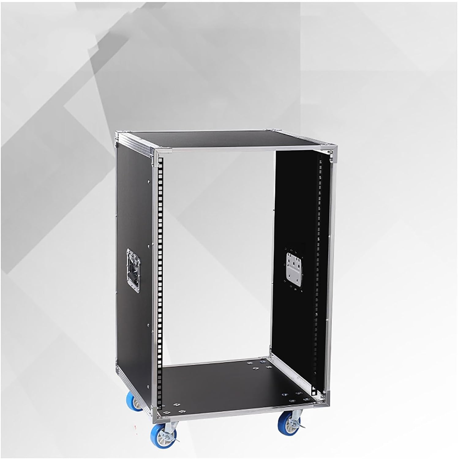 12U Server Cabinet，Portable Network Rack，Open Frame Rack，with Caster Built-in Handle Network Rack， Rolling Network Rack，for Servers & AV Gear and IT Equipment (Size : 16U-87X52.5CM)