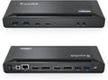 WAVLINK 4K Universal USB C Docking Station Dual Monitors, Displaylink Dock, 100W PD Charging for MacBook Neo/Air/Pro, Thunderbolt 4/3, USB-C Windows Mac, 2 DisplayPort & 2 HDMI, Ethernet, Audio