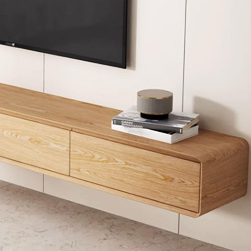 Wall Mounted TV Cabinet Wall Shelf Floating TV Shelf TV Stands Router Set top Box CD DVD Players Toy Storage Shelf with Drawer Multimedia Organiser Audio-Visual Equipment Shelves Wall Cabinet