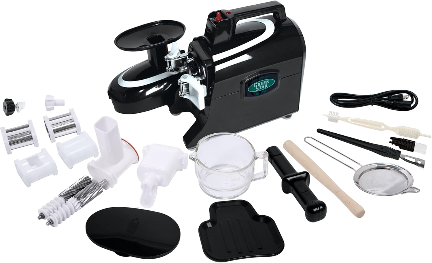 Tribest Greenstar GSE-5010 Elite Twin Gear Cold Press Slow Masticating Juicer (Black)