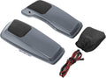 HR3 Gunship Gray Saddlebag Lids w/ 6'x9' Speaker Grills Compatible with 2014-later Harley Touring Road Glide Street Glide Ultra Limited Electra Glide Standard Models