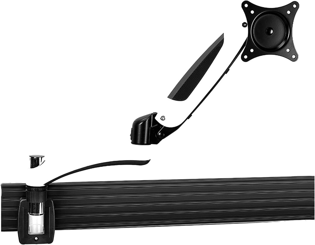 Single Monitor Stand Aluminum Alloy Wall-Mounted Monitor Bracket Arm 15'-27' Gas Spring Monitor Mount Stand, Holds Up to 17.6lbs Monitor Arms Stand (Style : B) (B B)