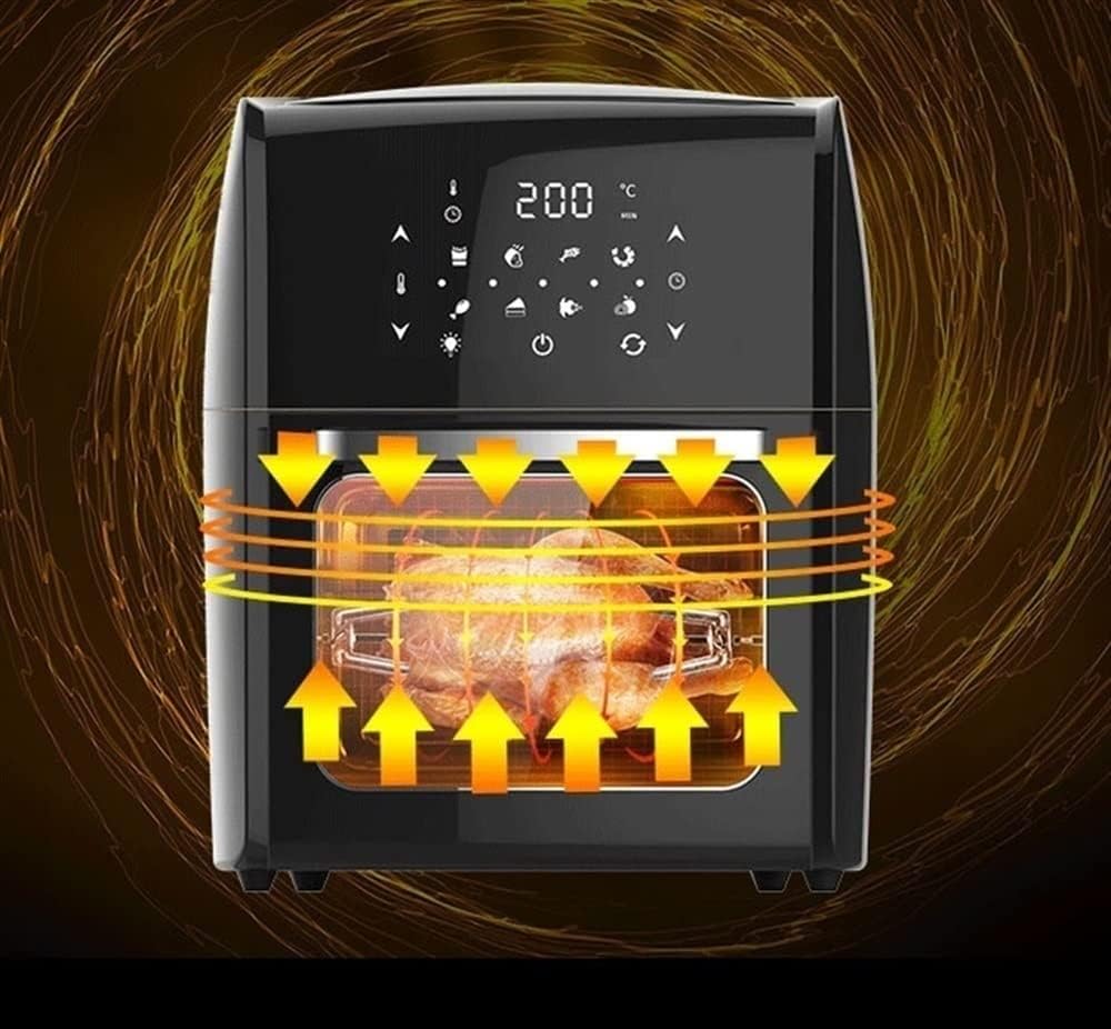 8-in-1 Air Fryer Oven, Electric Hot Airfryer Oven Oilless Cooker, 10.5 Quart Toaster Oven Air Fryer Combo, Digital LCD Touch Screen, Roast, Bake, Dehydrates