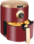 Red Frying Basket Electric Stainless Steel air Fryer Oven Digital Touch Screen Non-Stick Frying pan Home Automatic Fries Machine. interesting