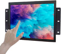 VSDISPLAY 12.1 Inch 10 Points Touch Screen Industrial LCD Monitor 1024x768 4:3 Aspect Ratio Display with Wall Mounting Brackets,Supports VGA DVI Input