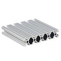 1PC 20100 Steel Profile Extrusion 100-800mm Long European Standard Anodized Linear Guide DIY CNC 3D Printer Table Stainless Steel (Size : 700MM)