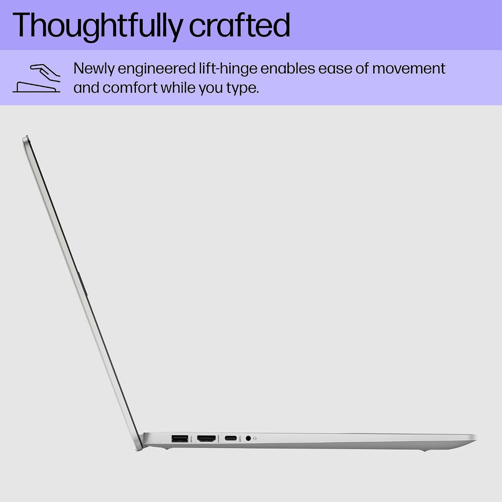 HP 17.3' Touchscreen Laptop, Windows 11 Pro Laptop 64GB RAM 2TB SSD, Intel Core 7-150U Processor, HD+ LED Display, Microsoft Office Lifetime Suite, Backlit Keyboard, SageNova Earphones, Silver