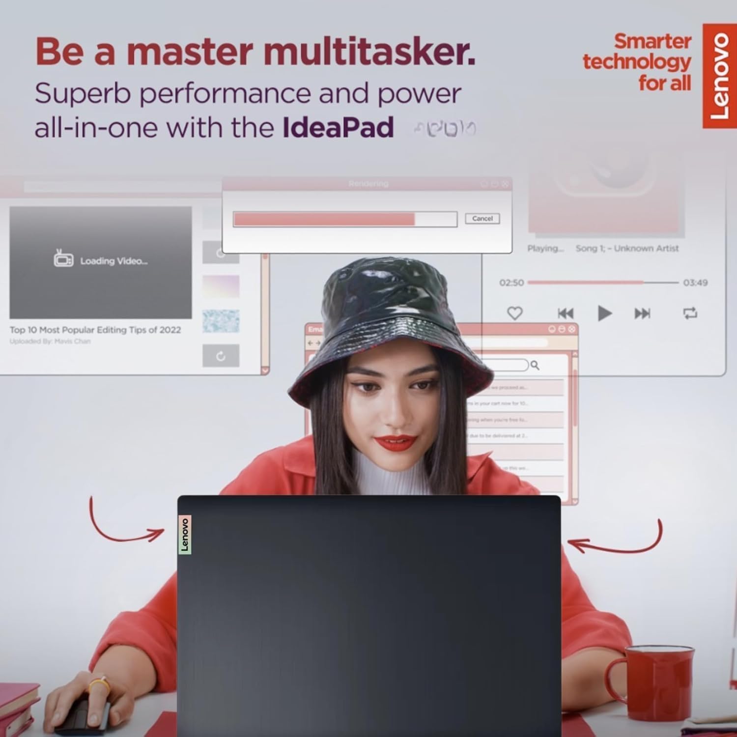 Lenovo 15.6' IdeaPad 1 Laptop | 20GB RAM | Dual Storage: 256GB SSD + 128GB eMMC | Wi-Fi 6 | USB-C | 1-Year Microsoft Office 365 | Intel Dual-Core | HD Display | Windows 11 | w/WOWPC Recovery USB