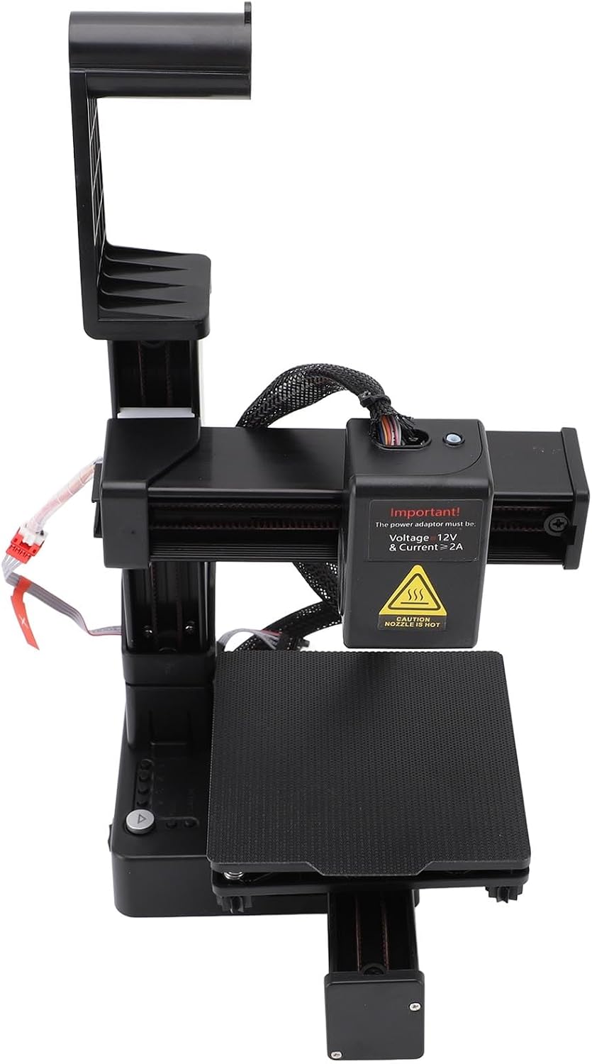 JTLB Small 3D Printer 40mm / s 100x100x100mm Print Size, Quiet Portable 3D Printer with USB Connection, PLA TPU Filament, Compact Desktop Design, for 7 8 10 (32 Bit 64 Bit) (US Plug)