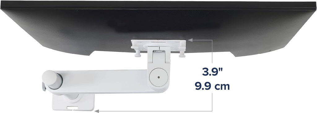 Ergotron – NX Single Monitor Arm, VESA Desk Mount – for Monitors Up to 34 Inches, 0 to 18 lbs – White