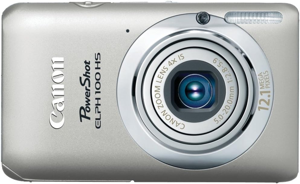 Canon PowerShot ELPH 100 HS 12.1 MP CMOS Digital Camera with 4X Optical Zoom (Silver)