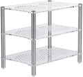 3-Tier AV Media Stand Corner Shelf Multifunctional Entertainment Center, AV Equipment Cabinet Display Stand, Audio Storage Rack for Living Gaming Room
