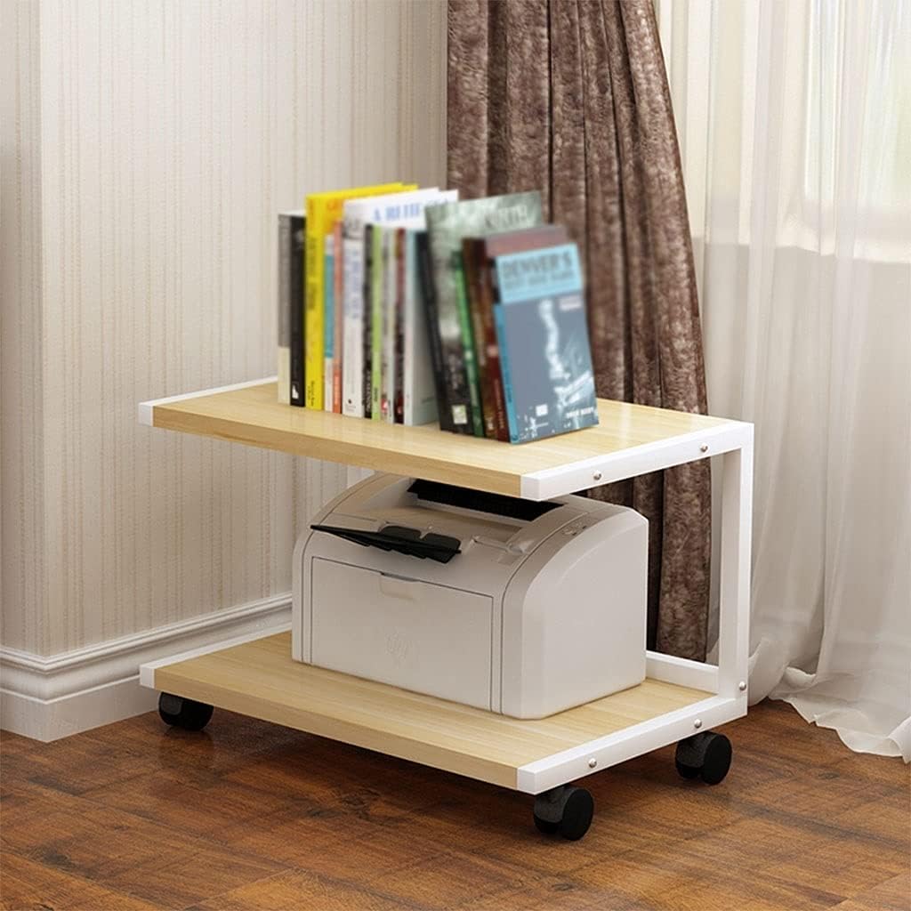 Entertainment Center Shelves Audio Bracket Speaker Cabinet with Pulley Floor Audio Bracket Media Equipment Rack Speaker Bracket Shelf Bookshelf 2 Layers Suitable for DVD players, cable boxes ( Color :