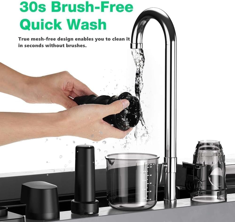 Easy to Clean Fruit and Vegetable Juice Extractor - Anti-Drip & Anti-Slip Function Whole and Juicers