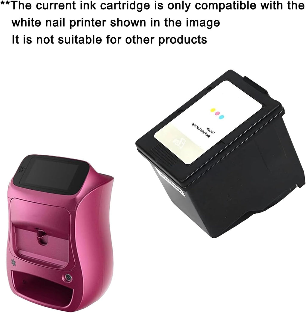 3D Nail Printer Printer Ink Cartridge, High-Definition Painting for 800 Nails, Replacement for Nail Art Equipment and for Girls' Home Beauty & Personal Care Pinkinkcartridge