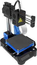 Gonetre FDM Mini 3D Printer Quiet High Accuracy Upgraded Extruder Technology 4x4x4in Printing Volume Small Portable 3D Printer for Beginners Kids DIY Enthusiasts Black (US Plug)