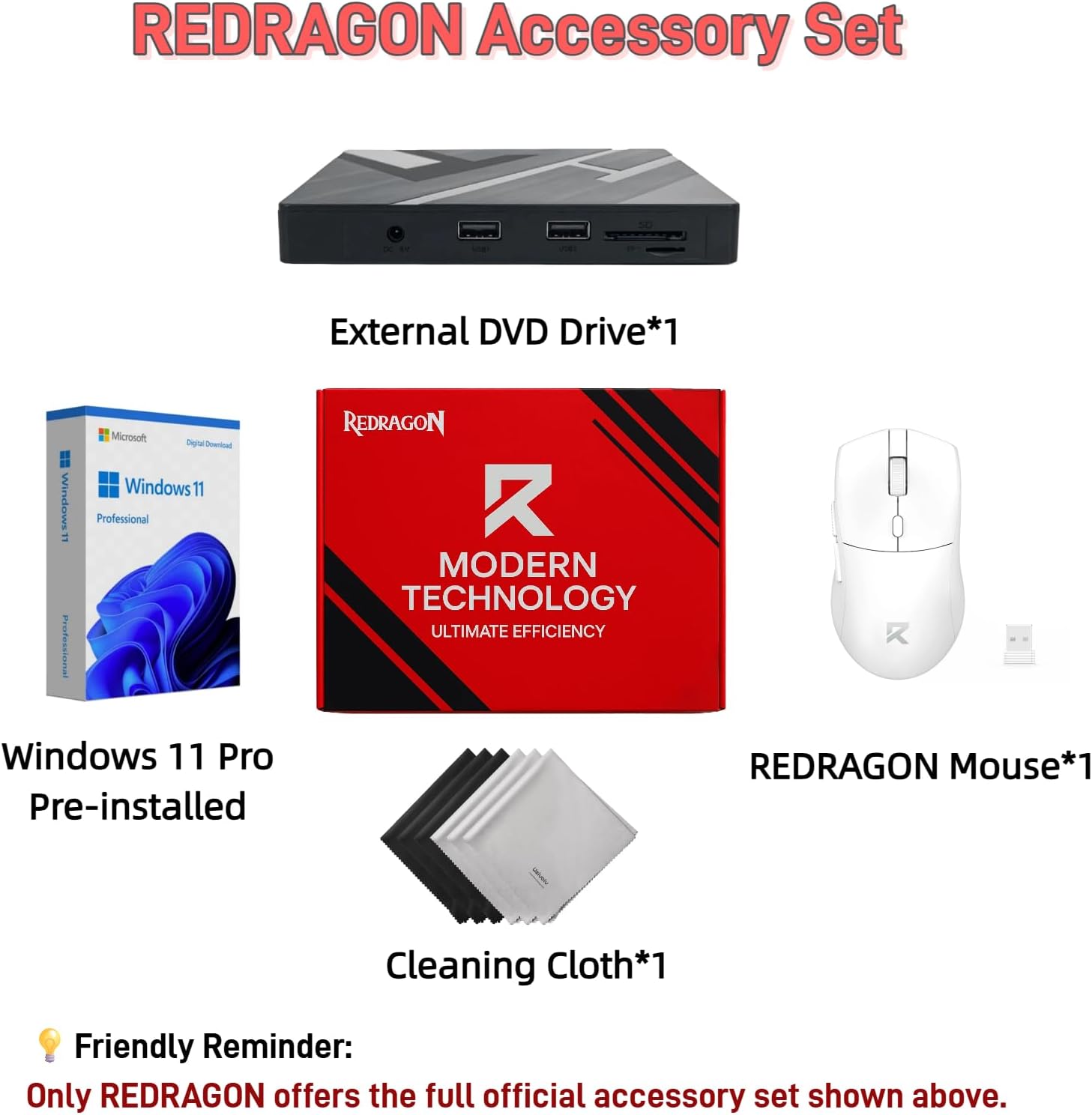 HP Flagship 17 Business Laptop Computer - Windows 11 Pro, 17.3' Full HD Anti-Glare IPS Display, AMD Ryzen 5 7430U, 16GB RAM + 512GB SSD, Webcam, Wi-Fi 6, USB A/C, HDMI, with Redragon Accessories