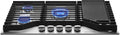 GASLAND Master 36 Inch Heavy Duty Gas Cooktop with Griddle PRO GH3905SS1FC with 5 Burners,CSA certified, 120V Plug-in, NG/LPG Convertible