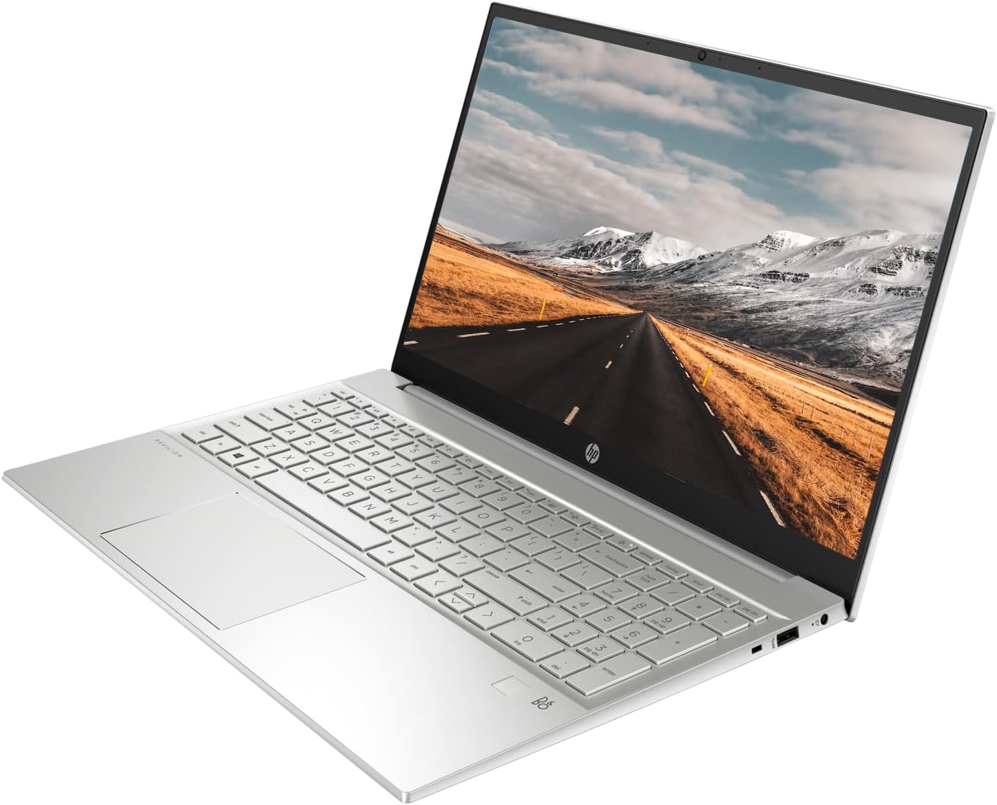 HP Pavilion Laptop, 15.6' FHD Touchscreen Display, Intel Core i7-1255U Processor, 32GB RAM, 1TB SSD, HDMI, Webcam, Wi-Fi 6, Backlit KB, Fingerprint Reader, Windows 11 Home, Silver