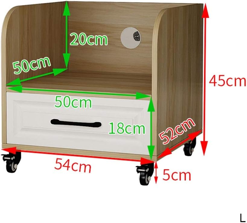 Printer Stand Under Desk Printer Stand Cpu Main Frame With Cable Management And Storage Drawers, Printer Desk With 4 Wheels & Lock Mechanism For Mini 3D Printer Desktop Organizer Storage Shelf(Brown-