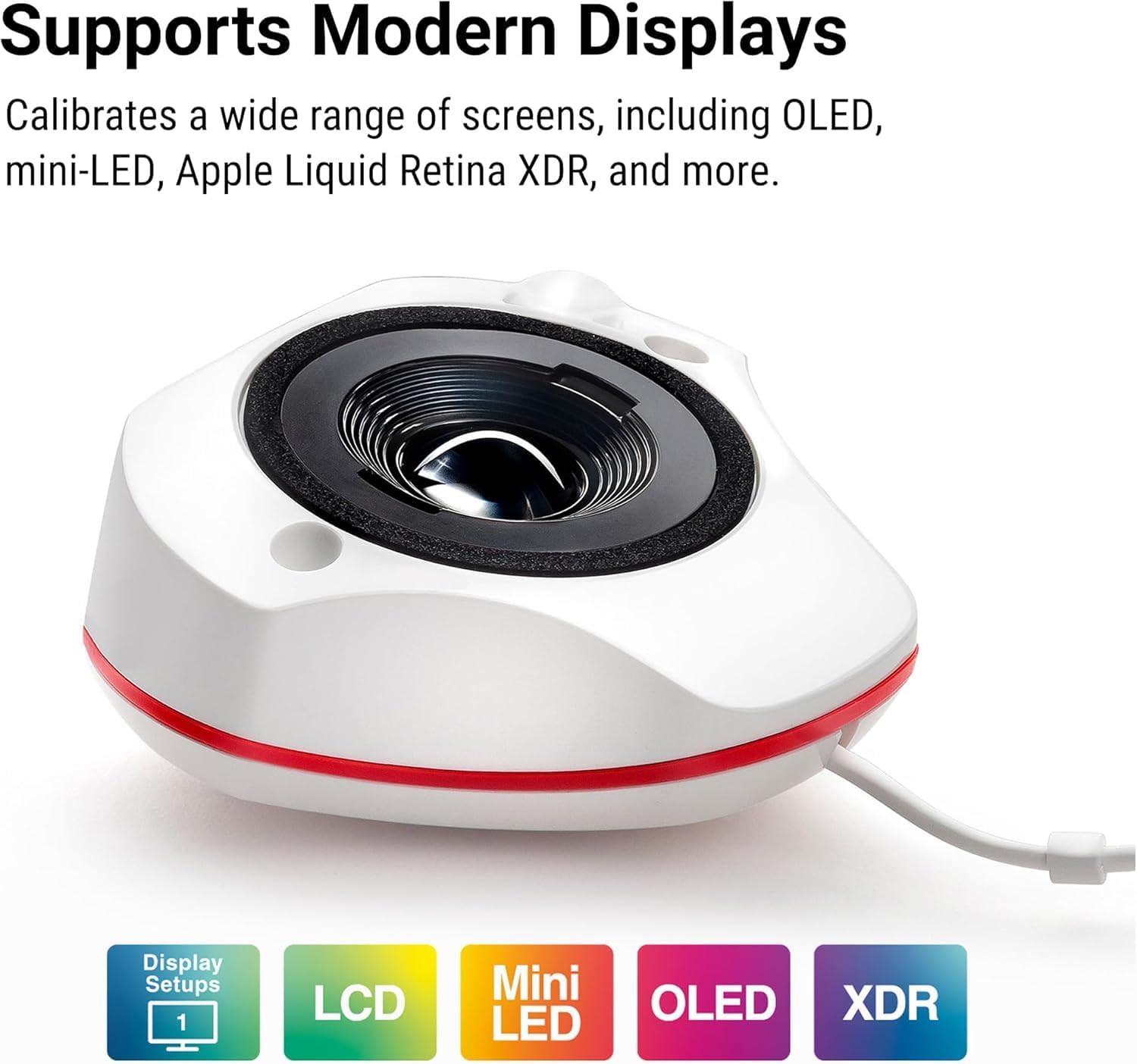datacolor Spyder - Monitor Calibrator for Graphic Designers, Photographers, and Content Creators, Shows You True Colors, Works on OLED Monitors & LED Screens, Easy-to-Use Color Calibration Tool