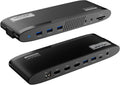 WAVLINK Docking Station, DisplayLink Dock with 3 Monitor for Mac & Windows, 13-in-1 with 100W Charging, 3 HDMI, 5 USB Ports, Ethernet, SD/TF, Audio