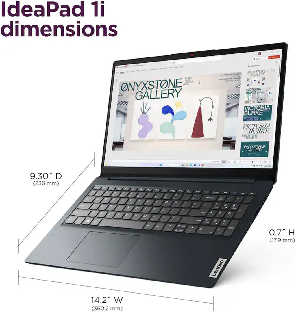 Lenovo Ideapad, 15.6' FHD Touchscreen Laptop, 13th Gen Intel Core i5-1335U 10-core Processor, 12GB RAM, 512GB SSD, Intel Iris Xe Graphics, Wi-Fi 6, Windows 11 Home, Abyss Blue, EAT 16GB USB Pen