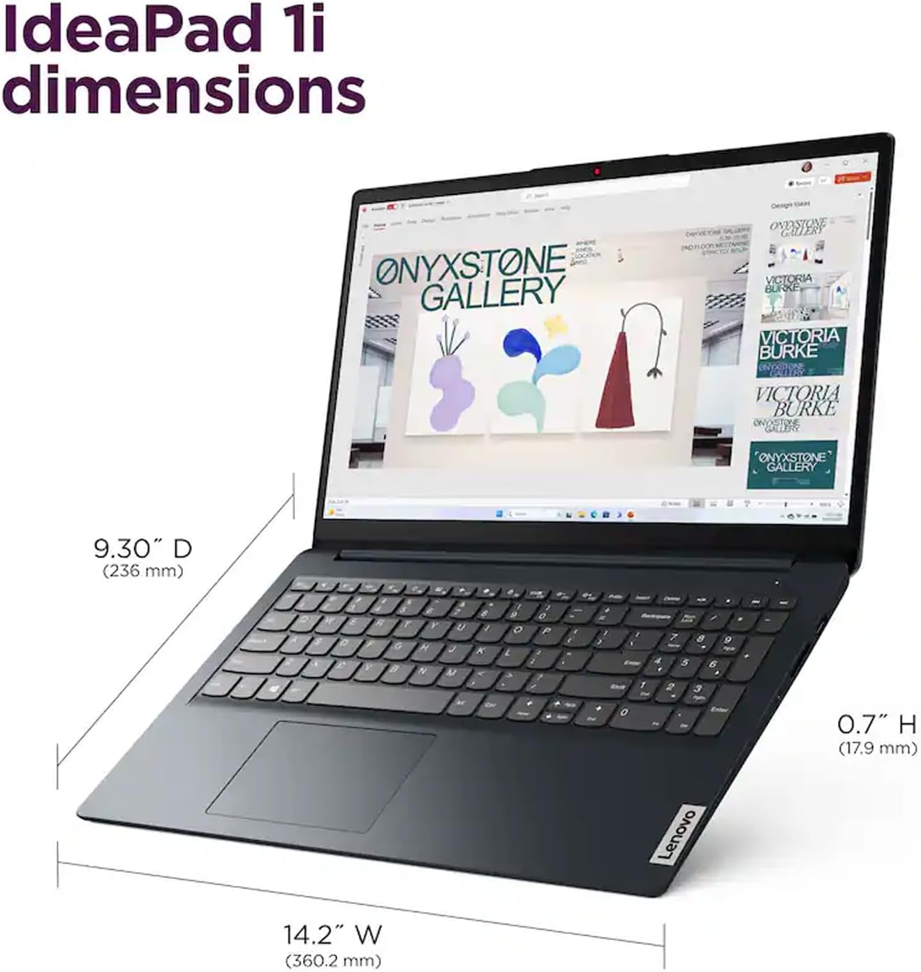 Lenovo Ideapad, 15.6' FHD Touchscreen Laptop, 13th Gen Intel Core i5-1335U 10-core Processor, 12GB RAM, 512GB SSD, Intel Iris Xe Graphics, Wi-Fi 6, Windows 11 Home, Abyss Blue, EAT 16GB USB Pen