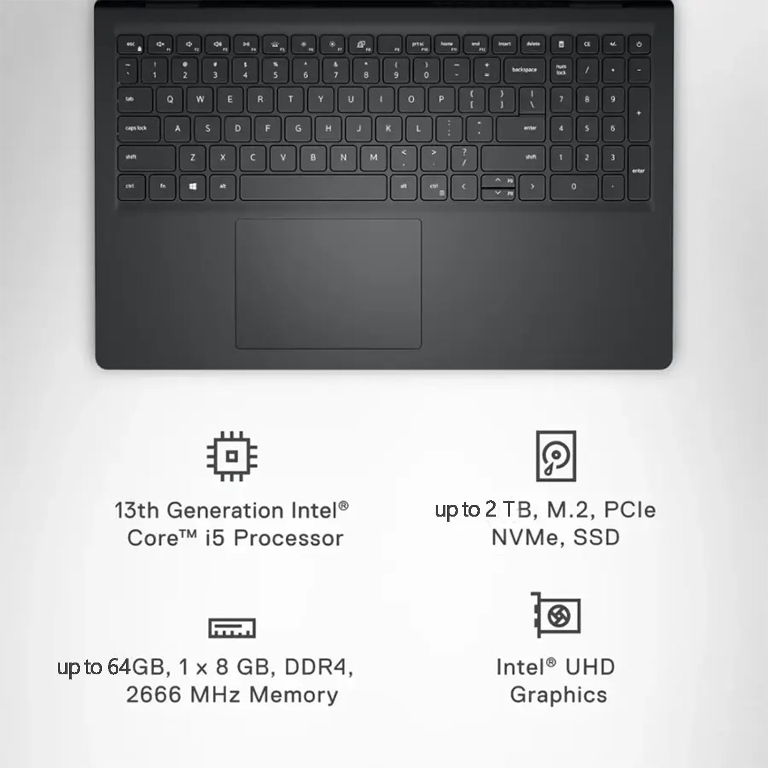 Dell Inspiron 15.6' FHD Touchscreen Business Laptop, 13th Gen Intel Core i5 (Turbo up to 4.6GHz), Win 11 Pro with MS Office (16GB RAM | 1TB Storage)