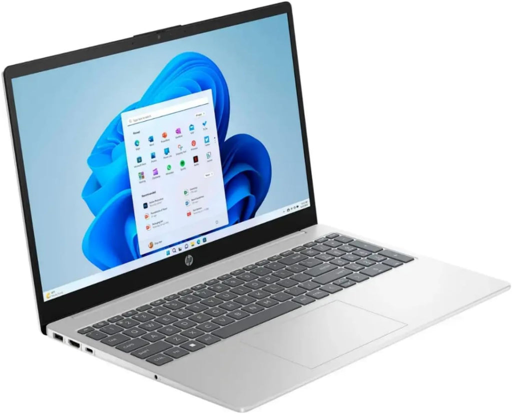HP 15.6' HD Touchscreen Laptop 15-fd0023dx, Intel Core i3-1215U, 8GB RAM, 256GB SSD, Bluetooth, Wi-Fi, Intel UHD Graphics, Windows 11 Home in S Mode, Natural Silver