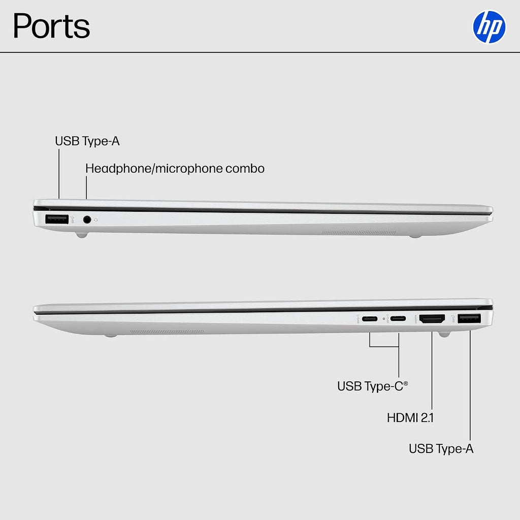 HP Omnibook 5 16' - 2025 AI Touch Laptop - 32GB LPDDR5xRAM- 1TB SSD - AMD Ryzen AI 7 350-2K (1920 x 1200) - Backlit KB - FHD Camera - Win 11 Pro