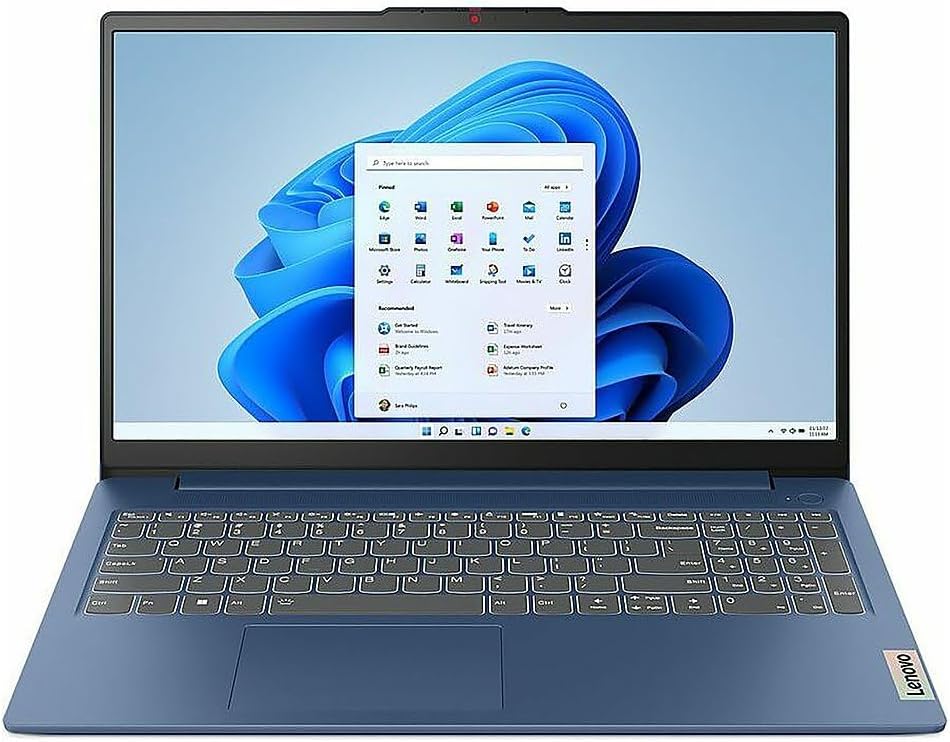 Lenovo IdeaPad Slim 3 Personal Laptop, 2024, 15.6' 1920 x 1080 Touch, AMD-8 Core Ryzen 7 7730U, 16GB LPDDR4, 512GB SSD, Win11 Home, Backlit KB, Wi-Fi 6, BT 5.2, 720p HD Camera, Abyss Blue