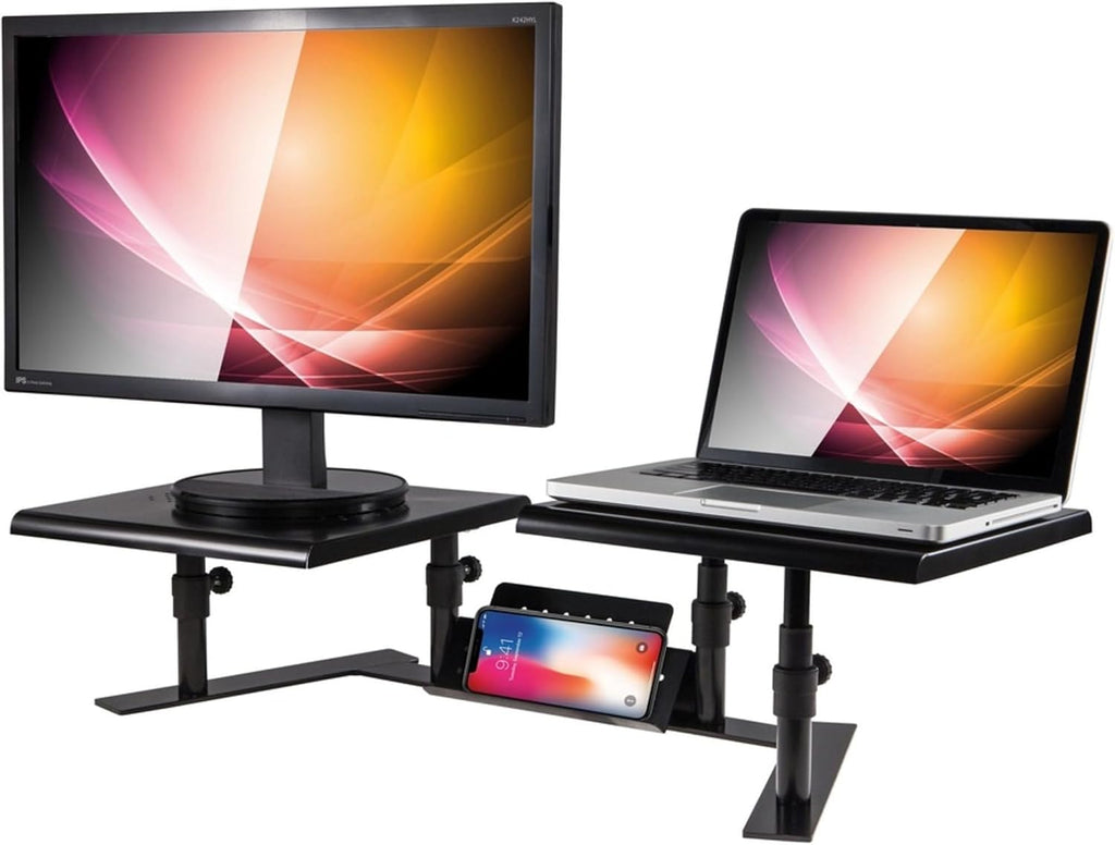 Allsop 31883 Metal Art ErgoTwin Dual Monitor Stand