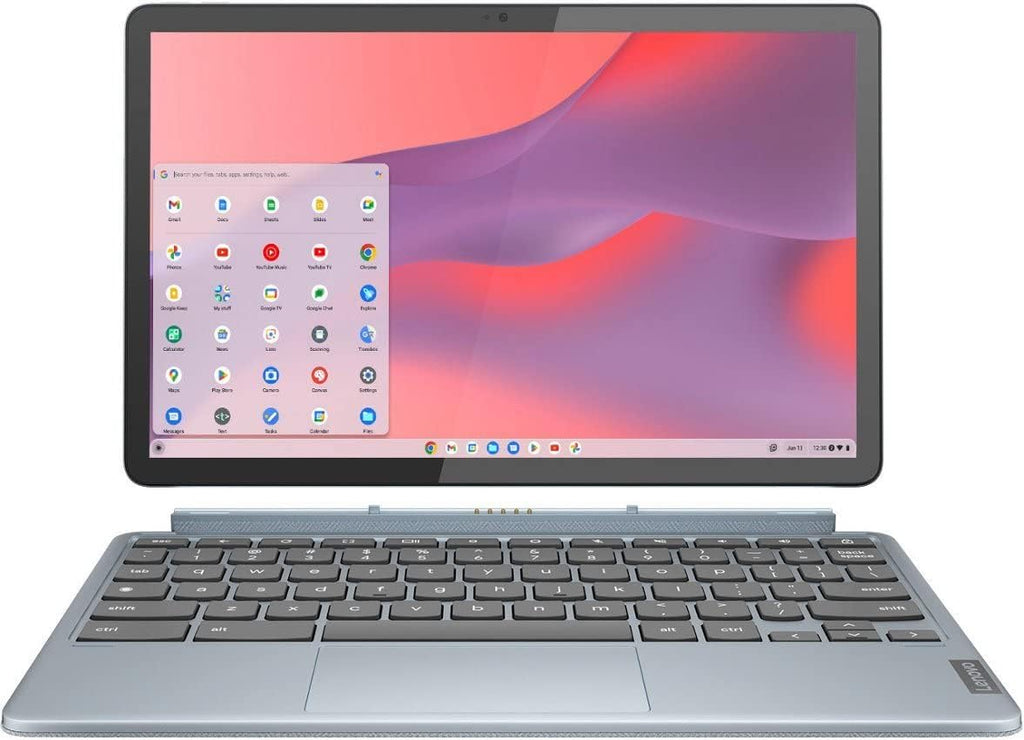 Lenovo - IdeaPad Duet 3 Chromebook - 11.0' (2000x1200) Touch 2-in-1 Tablet - Snapdragon 7cG2-4G RAM - 128G eMMC - with Keyboard - Misty Blue