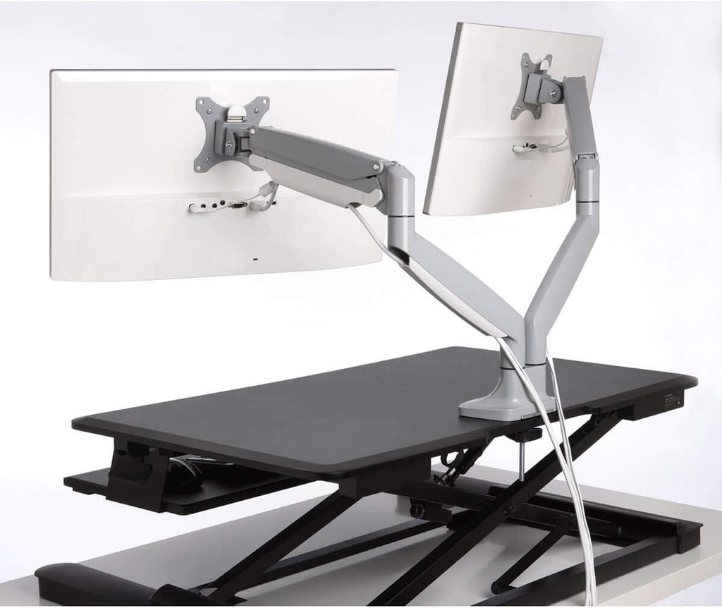 Kensington K55471WW Monitor Arm One Touch Height Adjustable , grey