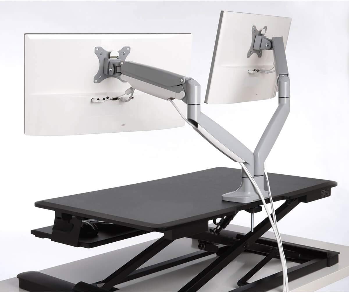 Kensington K55471WW Monitor Arm One Touch Height Adjustable , grey