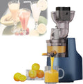 Slow Masticating Juicer,Cold Press Juicer With 90mm Extra Large Feed Chute,480 Horizontal Mesh Design,360° Self Feeding Masticating Juicer,For Whole Fruit,Easy To Clean,Blue