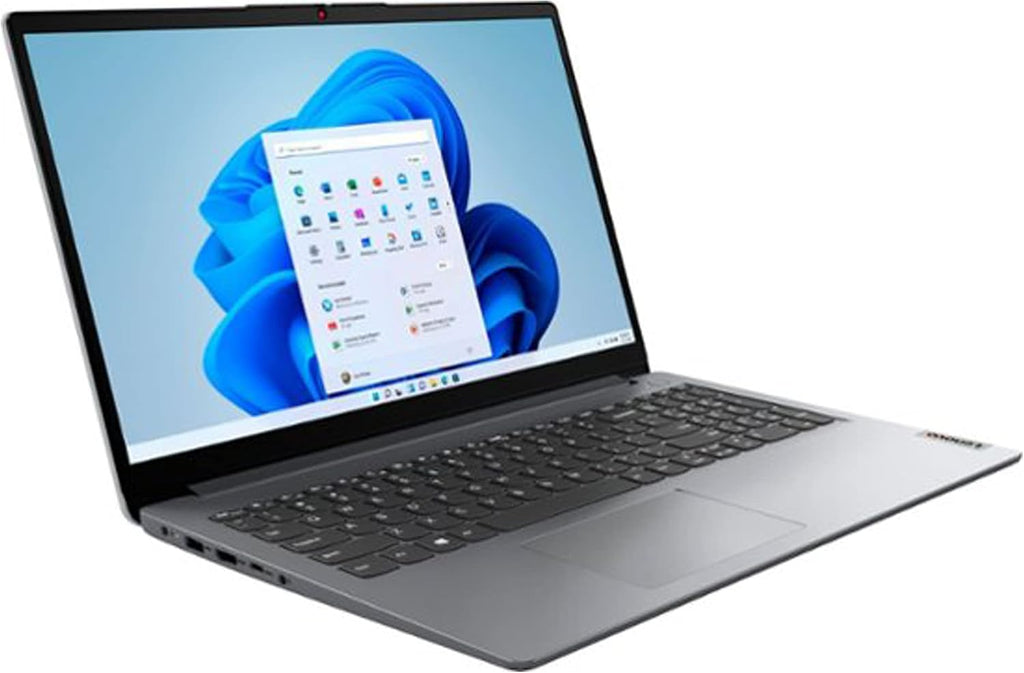 Lenovo IdeaPad 1 15.6' Home & Business Laptop (AMD Athlon 3050U, 8GB RAM, 256GB Storage (128GB eMMC + 128GB SSD)) Anti-Glare, Webcam, Wi-Fi, HDMI, Type-C, 10-Hour Long Battery, Win 11 Home in S Mode