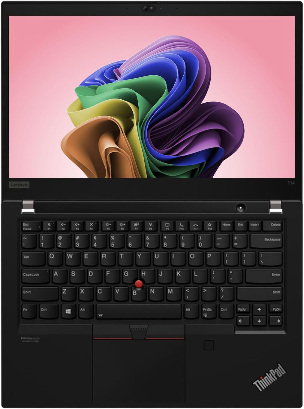 Lenovo ThinkPad T14 Gen 2 Business Laptop, 14' Full HD (1920 x 1080) Display, 11th Gen Quad-Core i7-1165G7, 16GB DDR4 RAM, 512GB SSD, Backlit Keyboard, HDMI, Windows 11 Pro (Renewed)