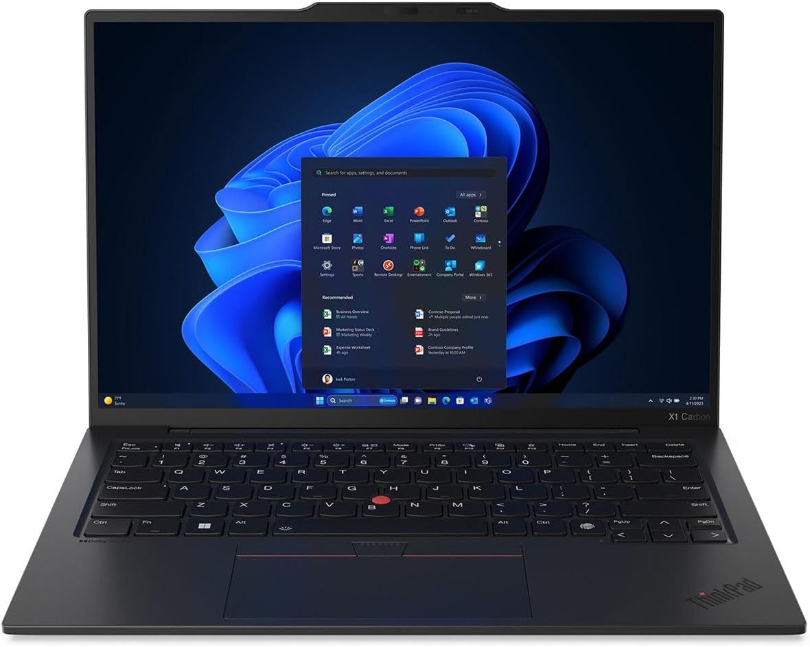 Lenovo ThinkPad X1 Carbon Gen 12 21KC00A7US 14' Touchscreen Notebook - WUXGA - Core Ultra 7 155U - Evo Platform - 32GB - 512 GB SSD - Windows 11 Professional