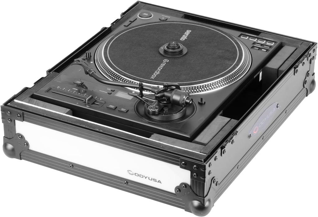 Odyssey LED Black Label Pioneer DJ PLX-CRSS12 / Technics 1200 Turntable Flight FX Case