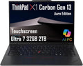 Lenovo ThinkPad X1 Carbon Gen 13 Aura Edition AI PC Laptop (14' FHD+ Touchscreen, Intel Core Ultra 7 255U, 32GB 8400MT/s RAM, 2TB SSD, (>i7-1355U)), Backlit, FP, IR Webcam, Thunderbolt 4, Win 11 Pro