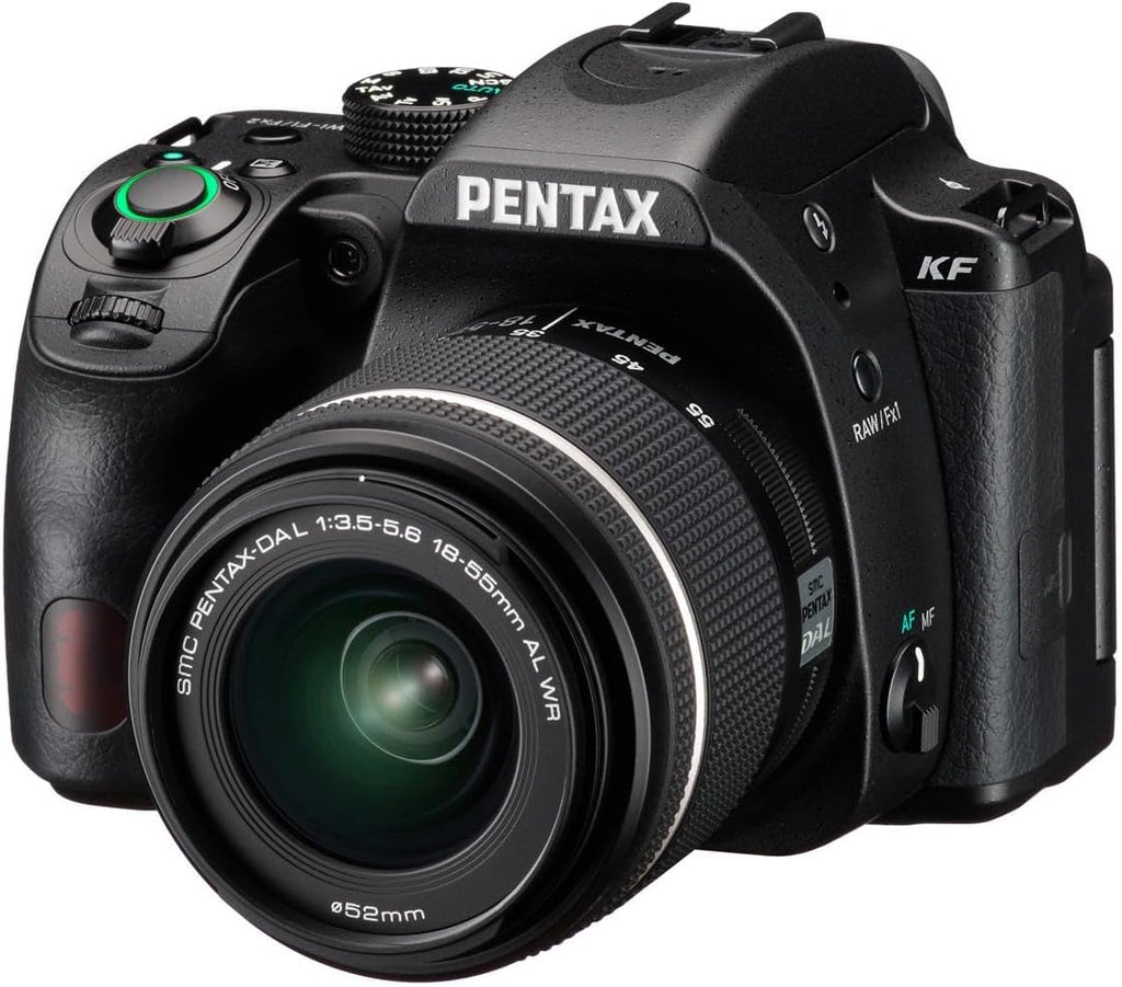 PENTAX KF APS-C Digital SLR Camera 18-55 WR kit with Dustproof, Weather-Resistant and Vari-Angle LCD Monitor, Black