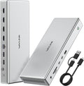 WAVLINK Pro Docking Station 4 Monitors | Quad 4K Displays for Mac (M1-M5, Neo) & Windows | Displaylink Dock with 4X HDMI, PD 100W, 2.5G Ethernet, 10G USB, SD/TF 4.0, Audio | Driver Required DL7400.