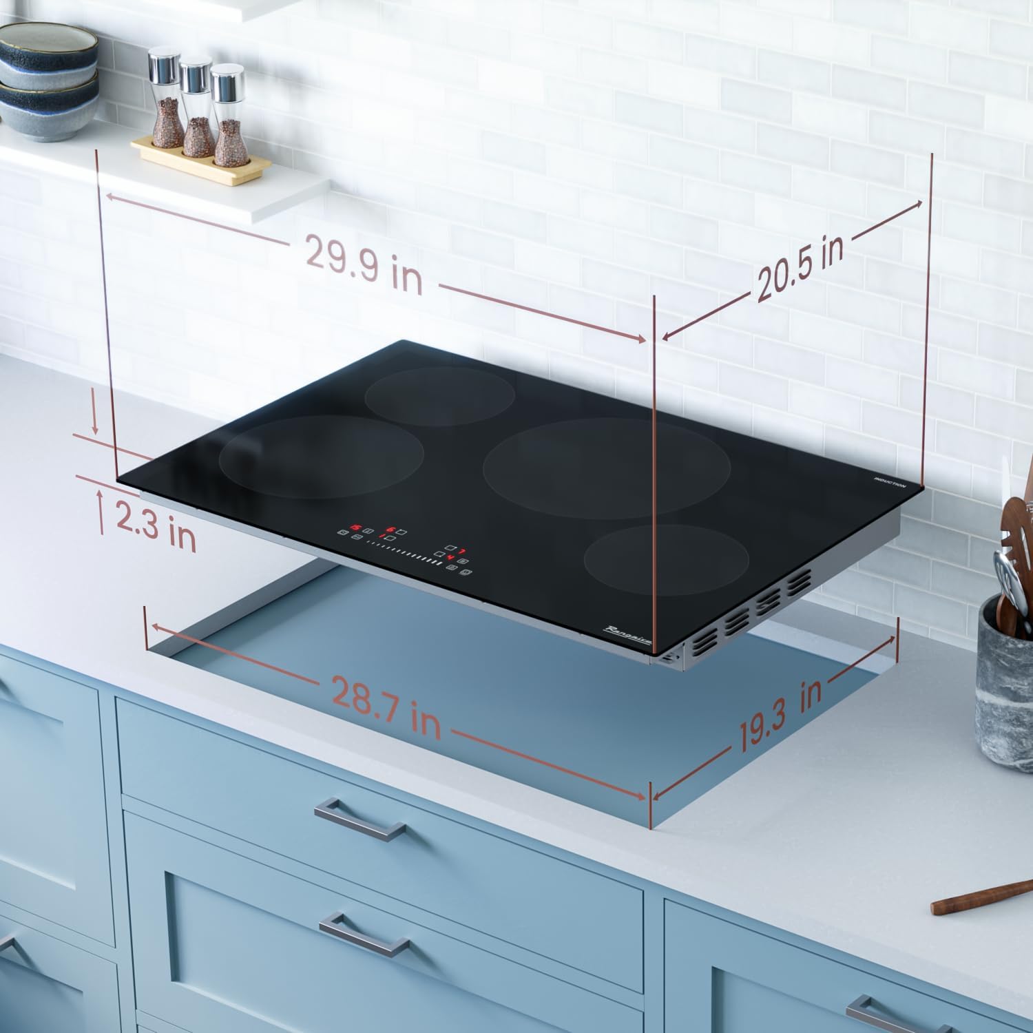 Rangaire RHWMP30S Range Hood + RCI301S Induction Cooktop Bundle