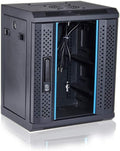 KENUCO SOHO Mini 10'' Rack for 10'' Patch Panels, Shelves, SOHO Active Components | Fan Not Included | NOT for 19'' Rack | 6U