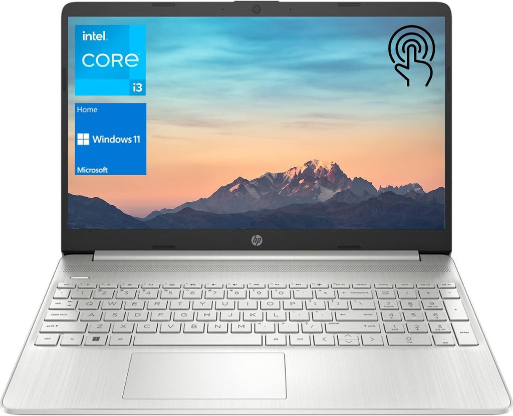 HP Notebook Laptop, 15.6' HD Touchscreen, Intel Core i3-1115G4 Processor, 32GB RAM, 1TB PCIe SSD, Webcam, Type-C, HDMI, SD Card Reader, Wi-Fi, Windows 11 Home, Silver
